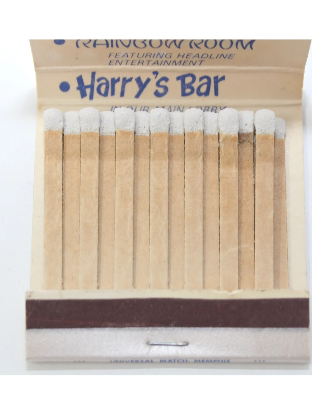 N/A vintage matchbook